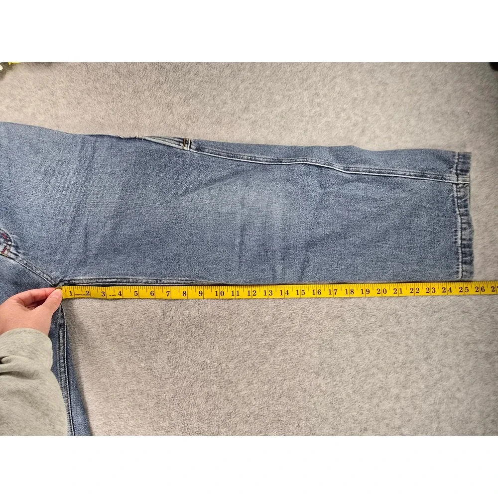 Vintage 90s‎ Carters Kids Size 10 Carpenter Jeans 24x25 Denim Wide Leg Baggy Y2K